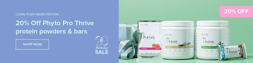 20% Phyto Pro Thrive Daily Protein & Vegan Bars